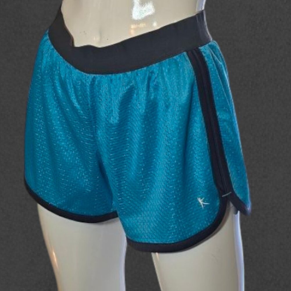 2 Pair - 1 Back 1 Turquoise Athletic Runner Shorts DANSKIN sz S - Picture 6 of 14